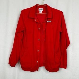 CONVERSE | Boys Red Windbreaker Athletic Jacket, Size 14